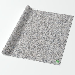 Papel de embalaje gris de la rociada de guijarro