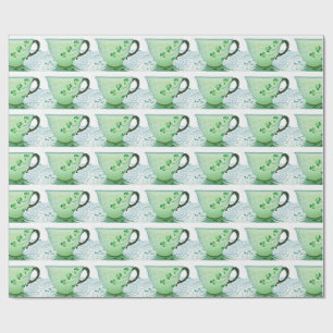 Papel de embalaje irlandés de la taza de té del