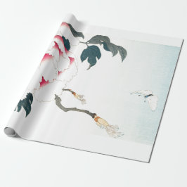 Papel de embalaje japonés de la mariposa de la