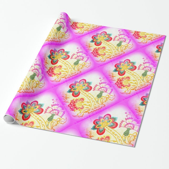 papel de embalaje maravilloso de las palmeras del (Desenrollado)