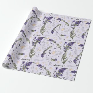 Papel de embalaje mate de la lavanda de Lauranell,