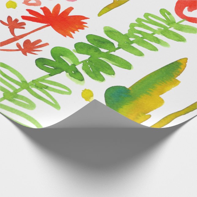 papel de embalaje mate de la primavera de la (Esquina)