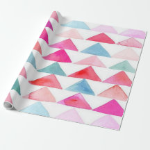 Papel de embalaje mate, triángulos de la En