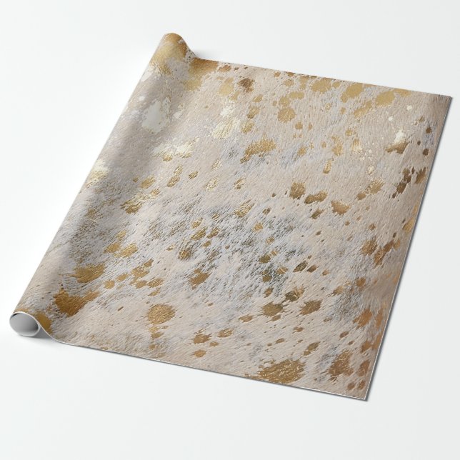 Papel de embalaje metálico de la impresión del (Desenrollado)