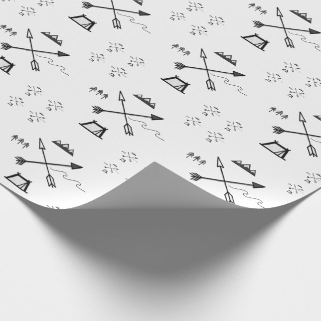 Papel de embalaje minimalista del desierto (Esquina)