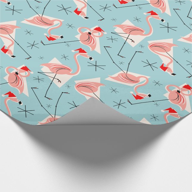 Papel de embalaje multi azul de Santas del (Esquina)