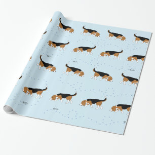 Papel de embalaje oficial de los beagles de
