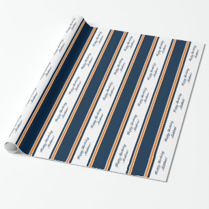Papel de embalaje personalizado raya del