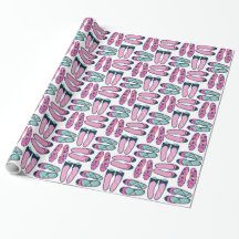 papel de embalaje plano del ballet