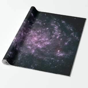 Papel de embalaje púrpura de la galaxia