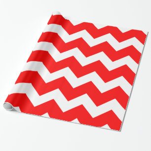 Papel de embalaje rojo caliente de Chevron