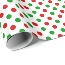Papel de embalaje rojo y verde del navidad de los