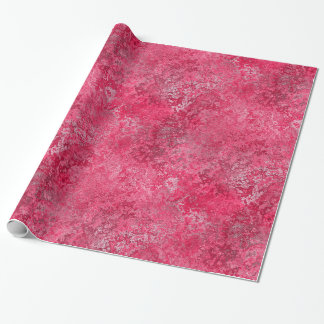 Papel de embalaje rosado rojo del regalo