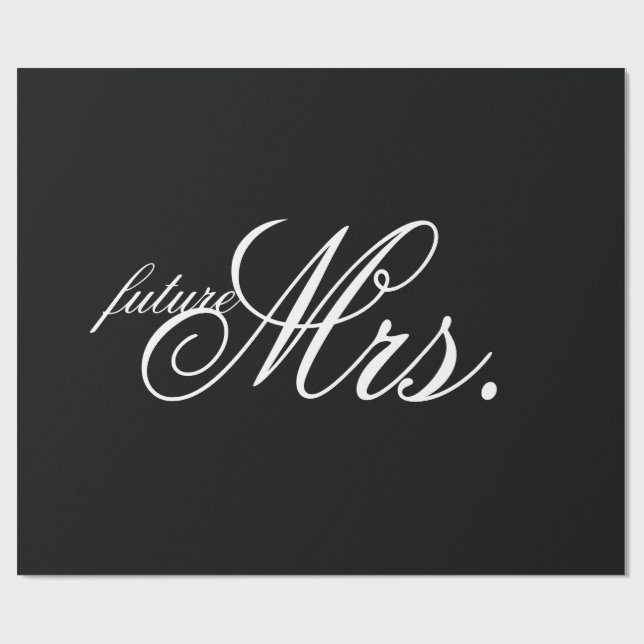 Papel de embalaje - señora futura (Superficie plana)