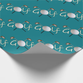 Papel de embalaje tejado del golf