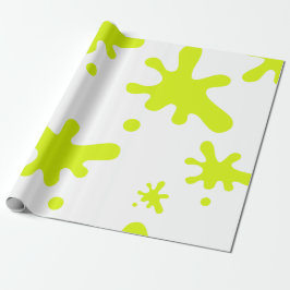 Papel de embalaje verde del limo