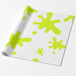Papel de embalaje verde del limo