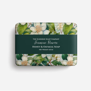 Papel de empaquetado de jabón - flores de jazmín