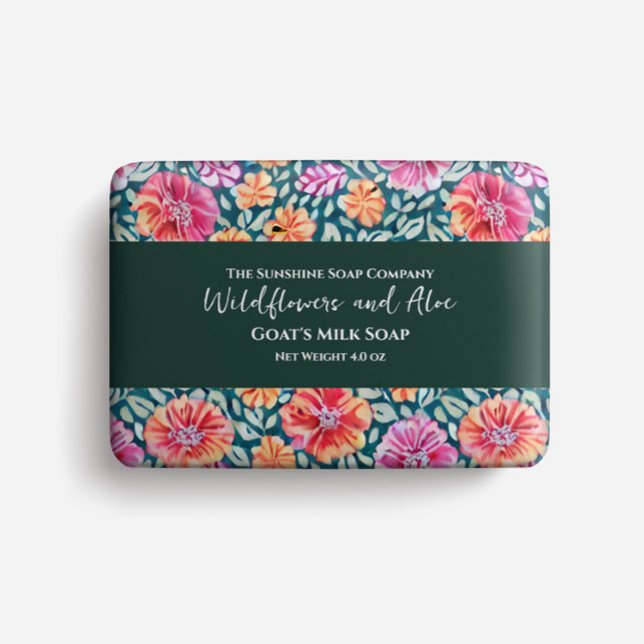 Papel de empaquetado de jabón - impresión floral b (Subido por el creador)