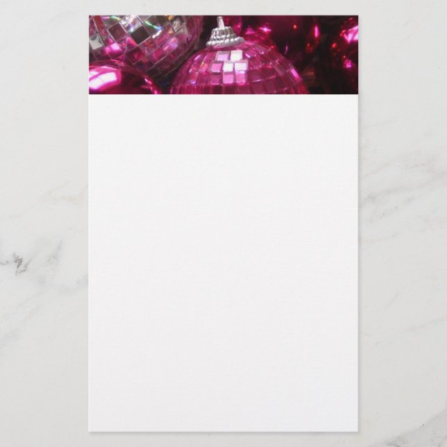 Papel de encabezado de Baudibles rosa blanco (Anverso)