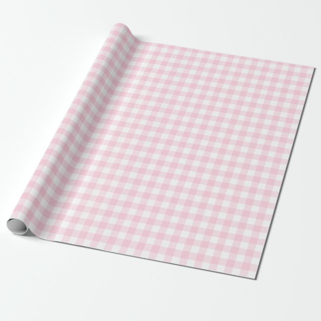 Papel de encolado rosa y blanco claro (Desenrollado)