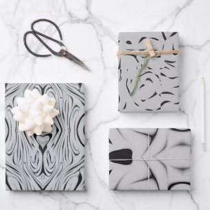 PAPEL DE ENLACE EN BLANCO Y NEGRO