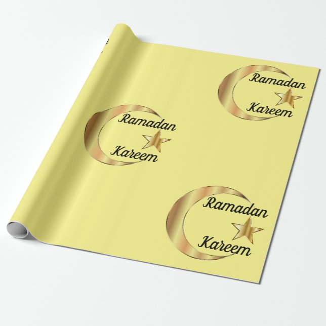 Papel de enriquecimiento de Ramadan Kareem (Desenrollado)