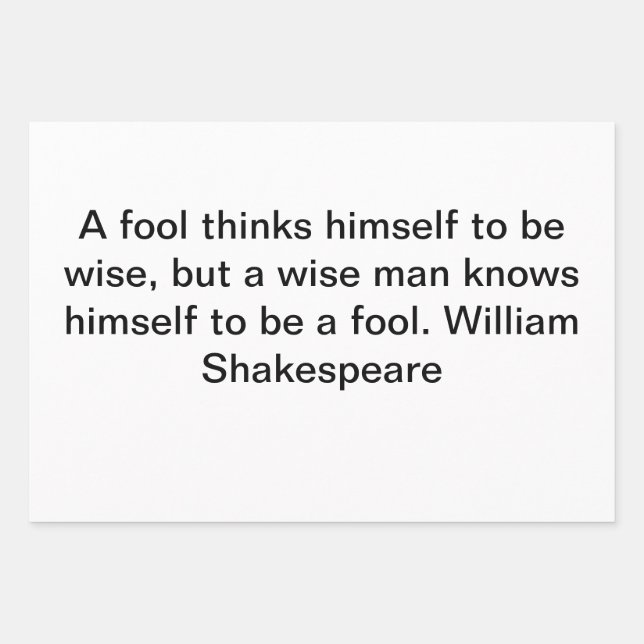 Papel de enriquecimiento de William Shakespeare (Anverso)