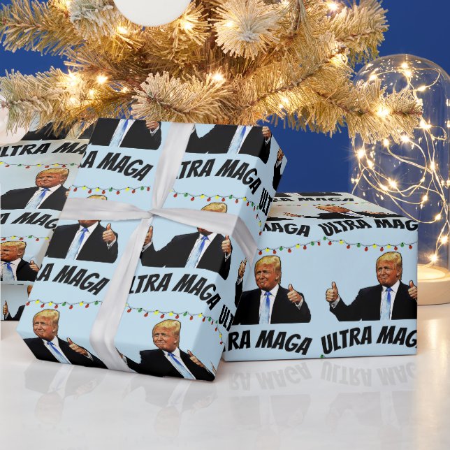 PAPEL DE ENVÍO DE NAVIDADES DE TRUMP ULTRA MAGA (Vacaciones)