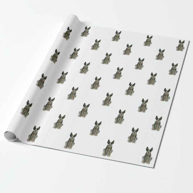 Papel de envoltorio para regalos australiano de (Desenrollado)
