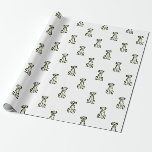 Papel de envoltorio para regalos australiano del (Desenrollado)