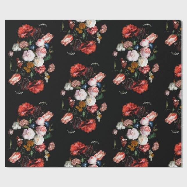 Papel de envoltorio para regalos cambiante oscuro (Superficie plana)