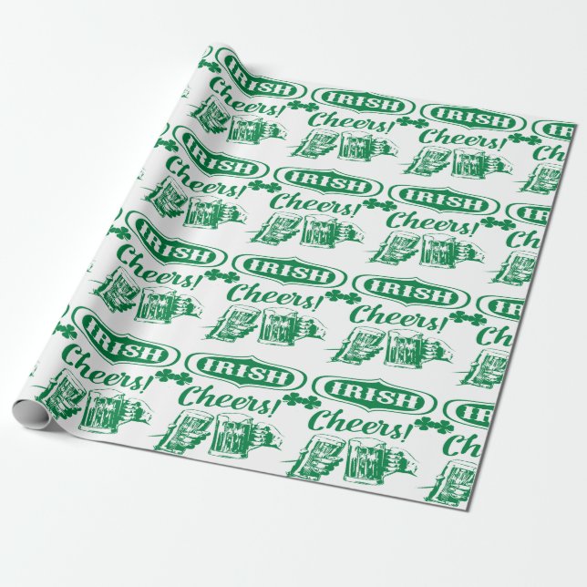 Papel de envoltorio para regalos de Irlanda del (Desenrollado)