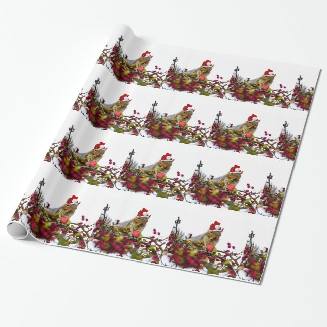 Papel de envoltorio para regalos de la ardilla del (Desenrollado)