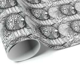 Papel de envoltorio para regalos del diseño de