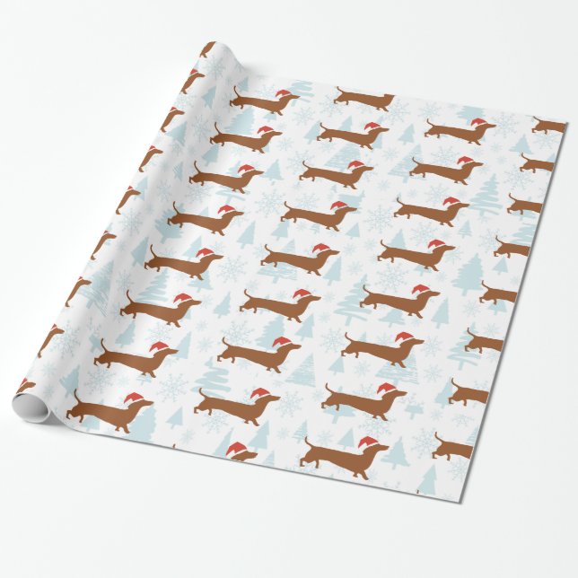 Papel de envoltorio para regalos del navidad del (Desenrollado)