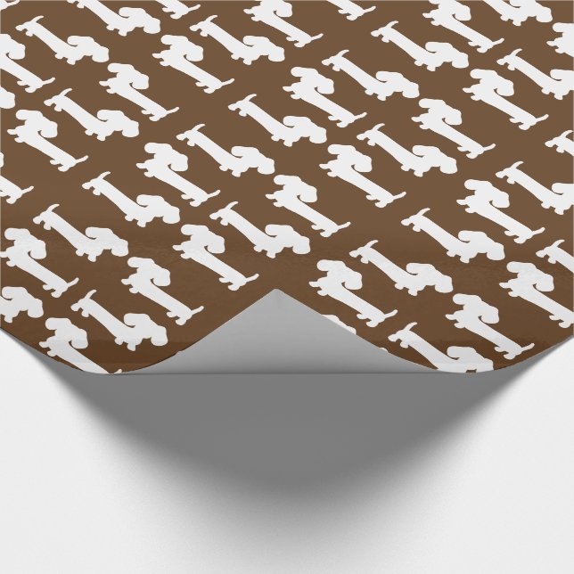 Papel de envoltorio para regalos del perro de la (Esquina)