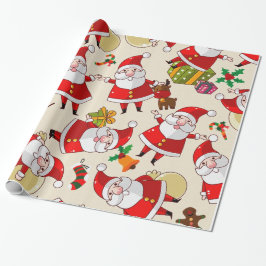 Papel de envoltorio para regalos del vintage del