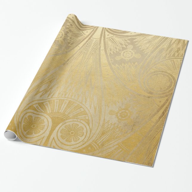 Papel de envoltorio para regalos egipcio del (Desenrollado)