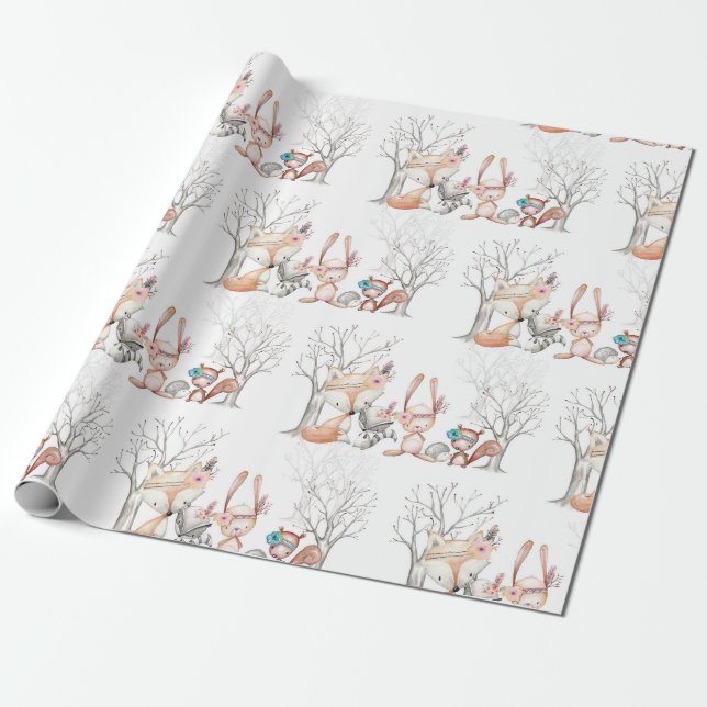 Papel de envoltorio para regalos lindo de los (Desenrollado)