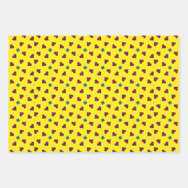 Papel de envoltura amarillo para todas las ocasion