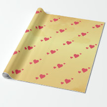 Papel De Envoltura Con Temas De Amor