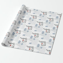 papel de envoltura con temática de gato