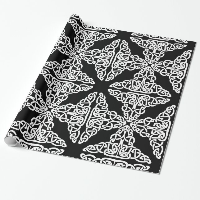 papel de envoltura cruzada celta (Desenrollado)