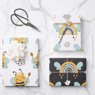 Papel de envoltura de abejas con paté