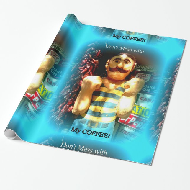 papel de envoltura de amante del café (Desenrollado)