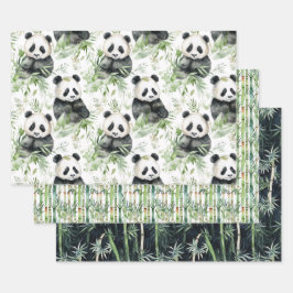 Papel de envoltura de Bambú Panda