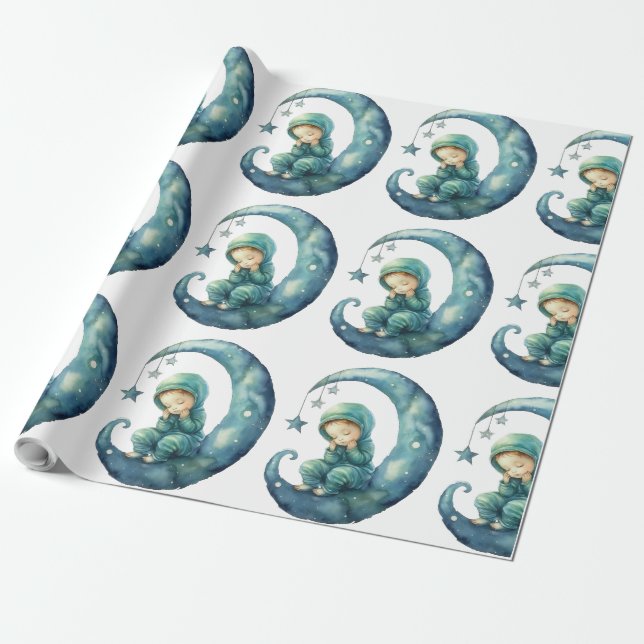 Papel de envoltura de bebé adorable (Desenrollado)