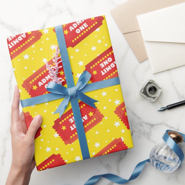 Papel de envoltura de boletos de película (Regalar)