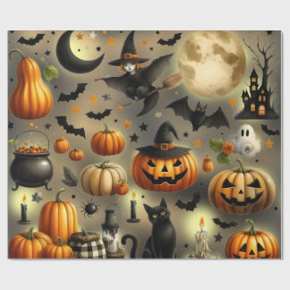 Papel de envoltura de calabaza